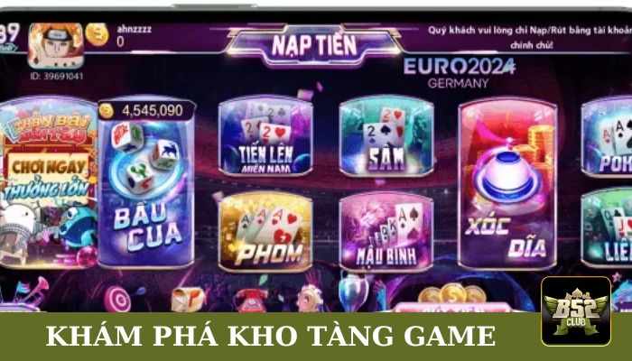 Khám phá kho tàng game đặc sắc của 789club