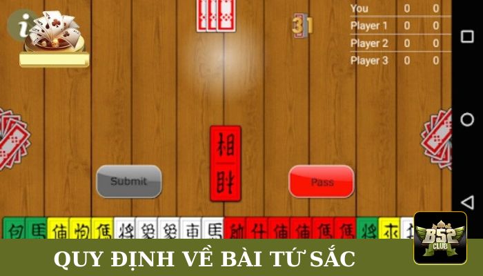 Quy định cơ bản trong trò tứ sắc