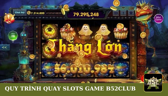 Quy trình quay slots game tại B52club đơn giản