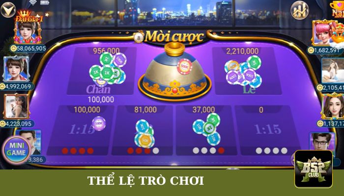 Thể lệ trò chơi nổ hũ xóc đĩa chi tiết